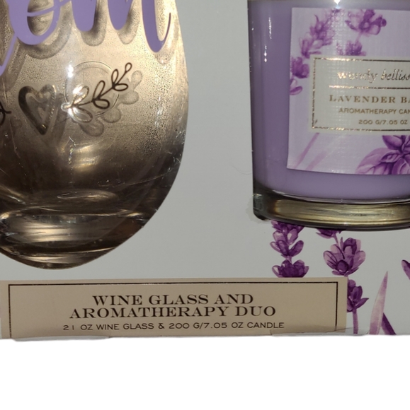 💜NWT Wine Glass & Aromatherapy Duo Set💜 - Picture 5 of 6